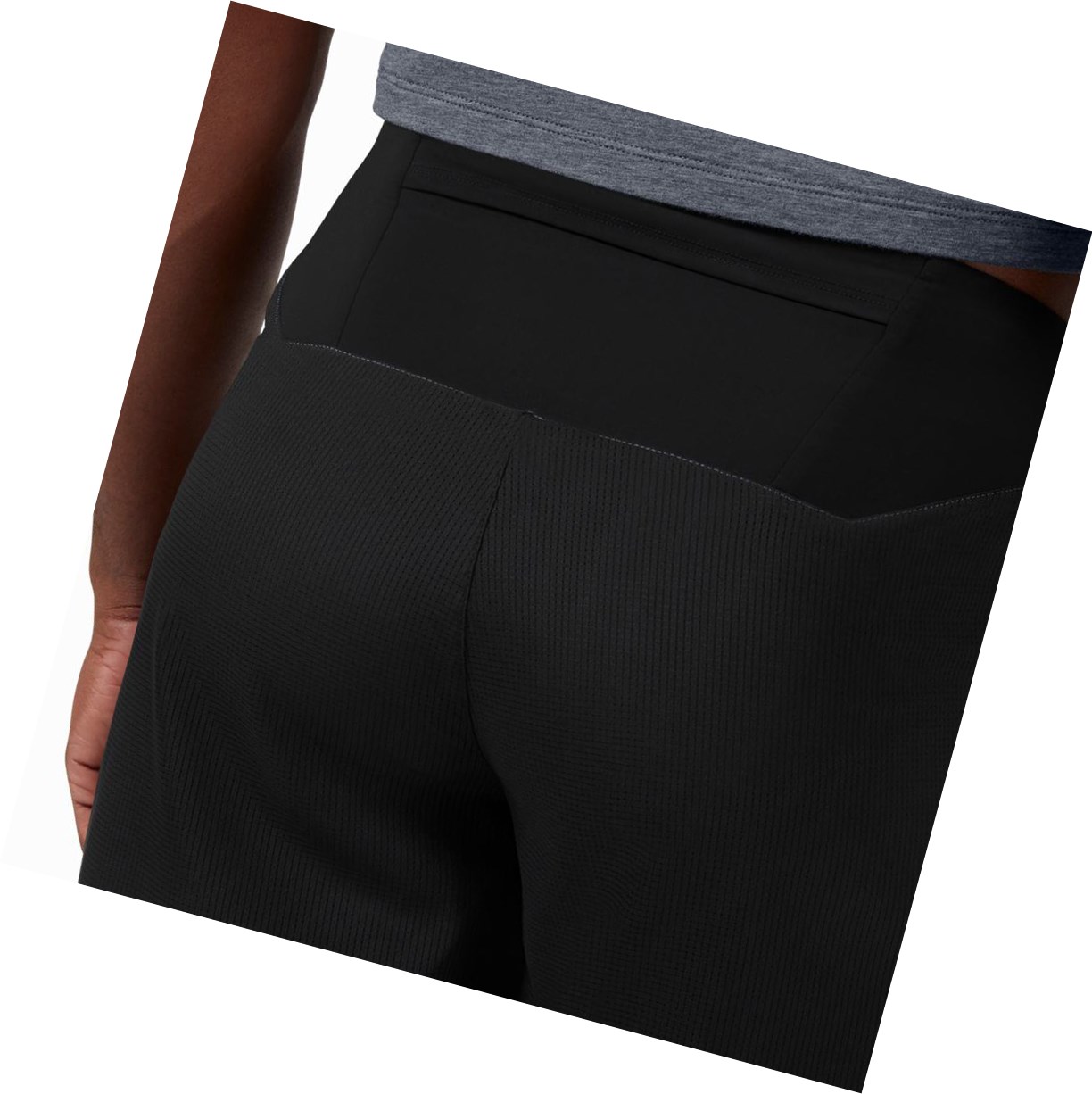 Beige / Black On Lightweight Men's Running Shorts | 9354UFPYJ