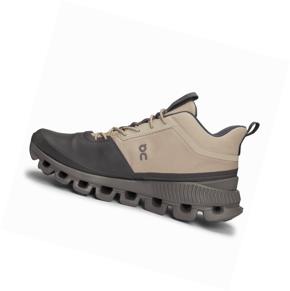 Black / Brown On Cloud Hi Women's Sneakers | 2704YOHVJ