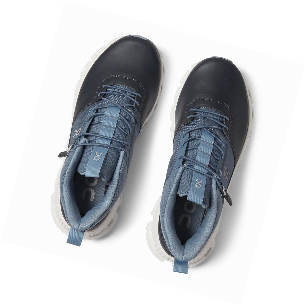 Black / Navy On Cloud Hi Women's Sneakers | 3165QEVWJ