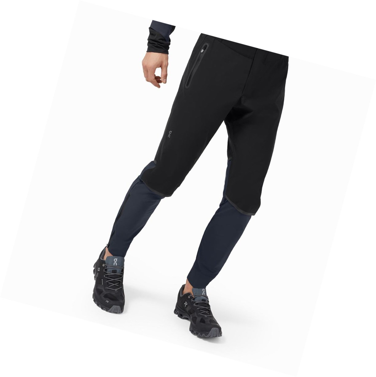 Black / Navy On Waterproof Men\'s Pants | 3762GBOKX