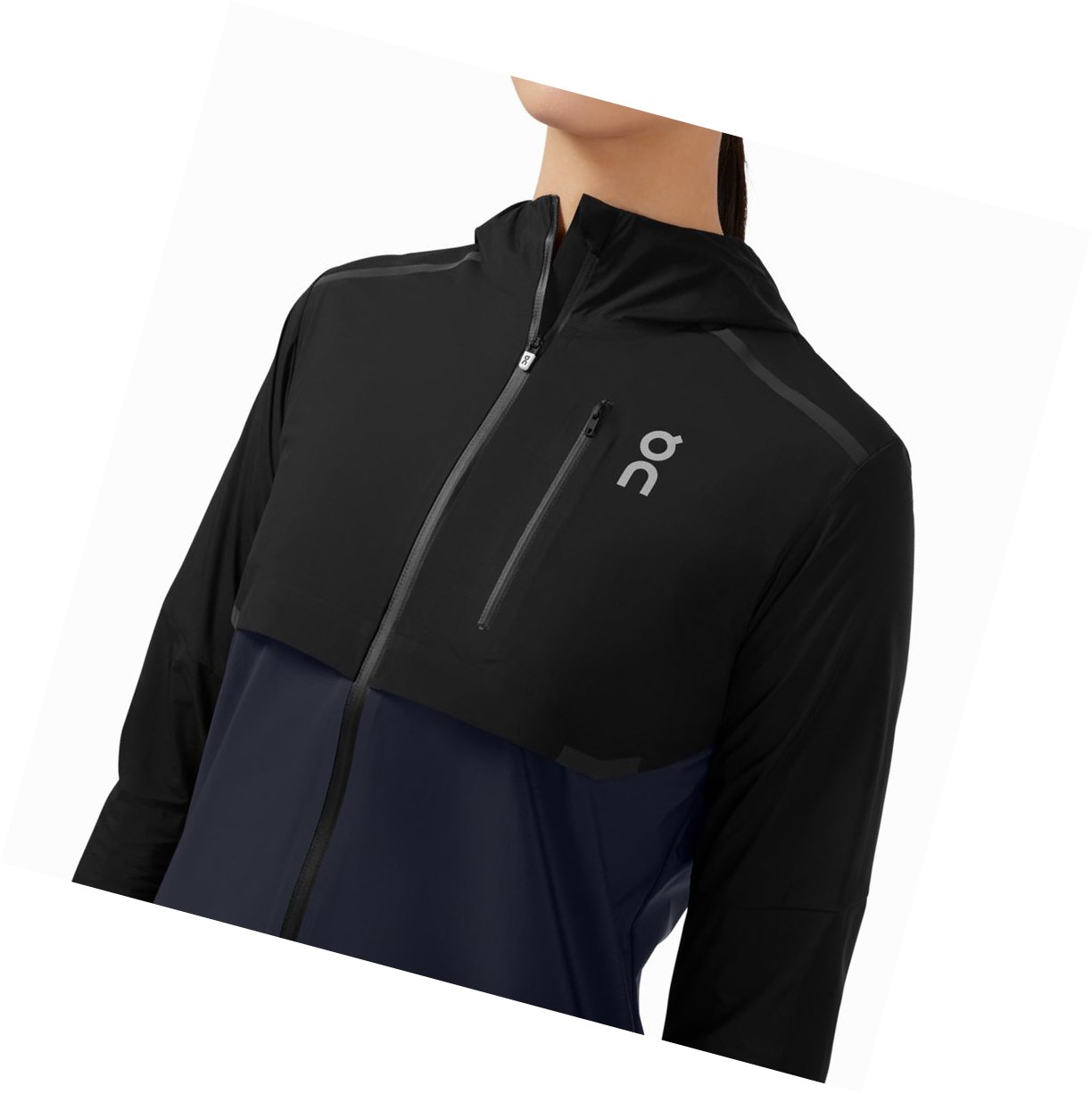 Black / Navy On Weather Women's Jackets | 9468LNORE