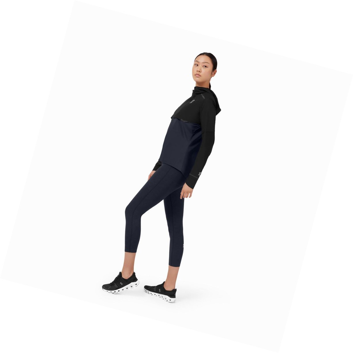 Black / Navy On Weather Women's Jackets | 9468LNORE