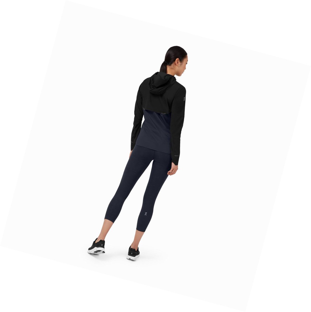 Black / Navy On Weather Women's Jackets | 9468LNORE