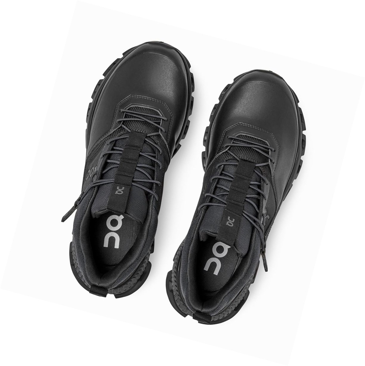 Black On Cloud Hi Waterproof Women's Sneakers | 9160CYFIQ