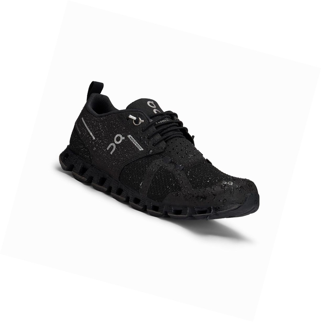 Black On Cloud Waterproof Women's Road Running Shoes | 2461RUPEQ