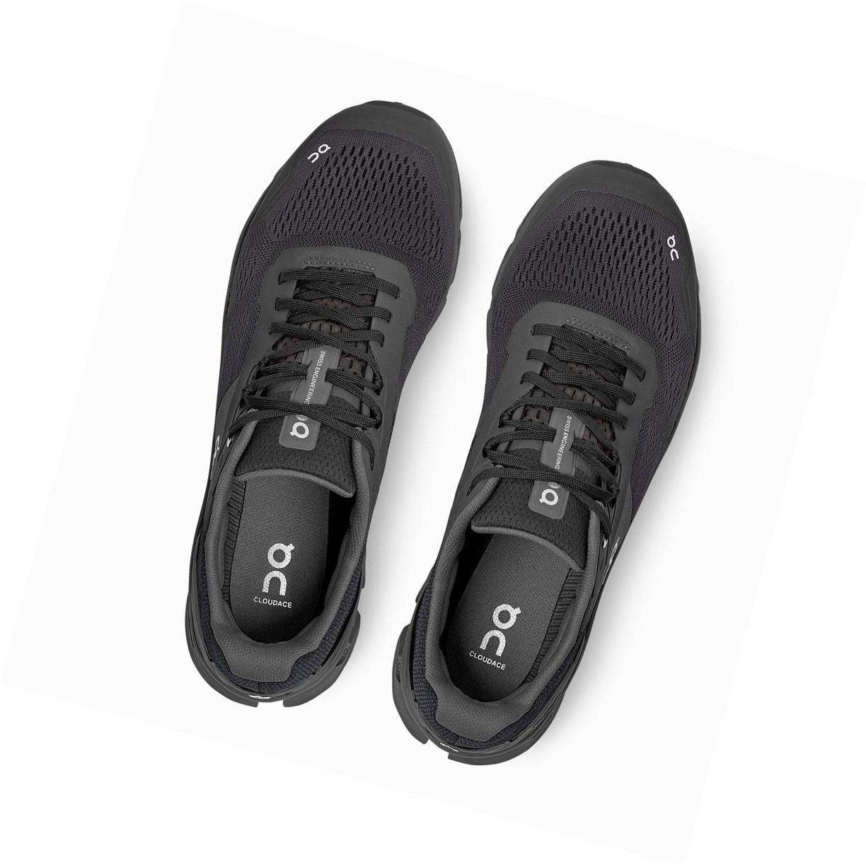 Black On Cloudace Men's Road Running Shoes | 1862YKVLR