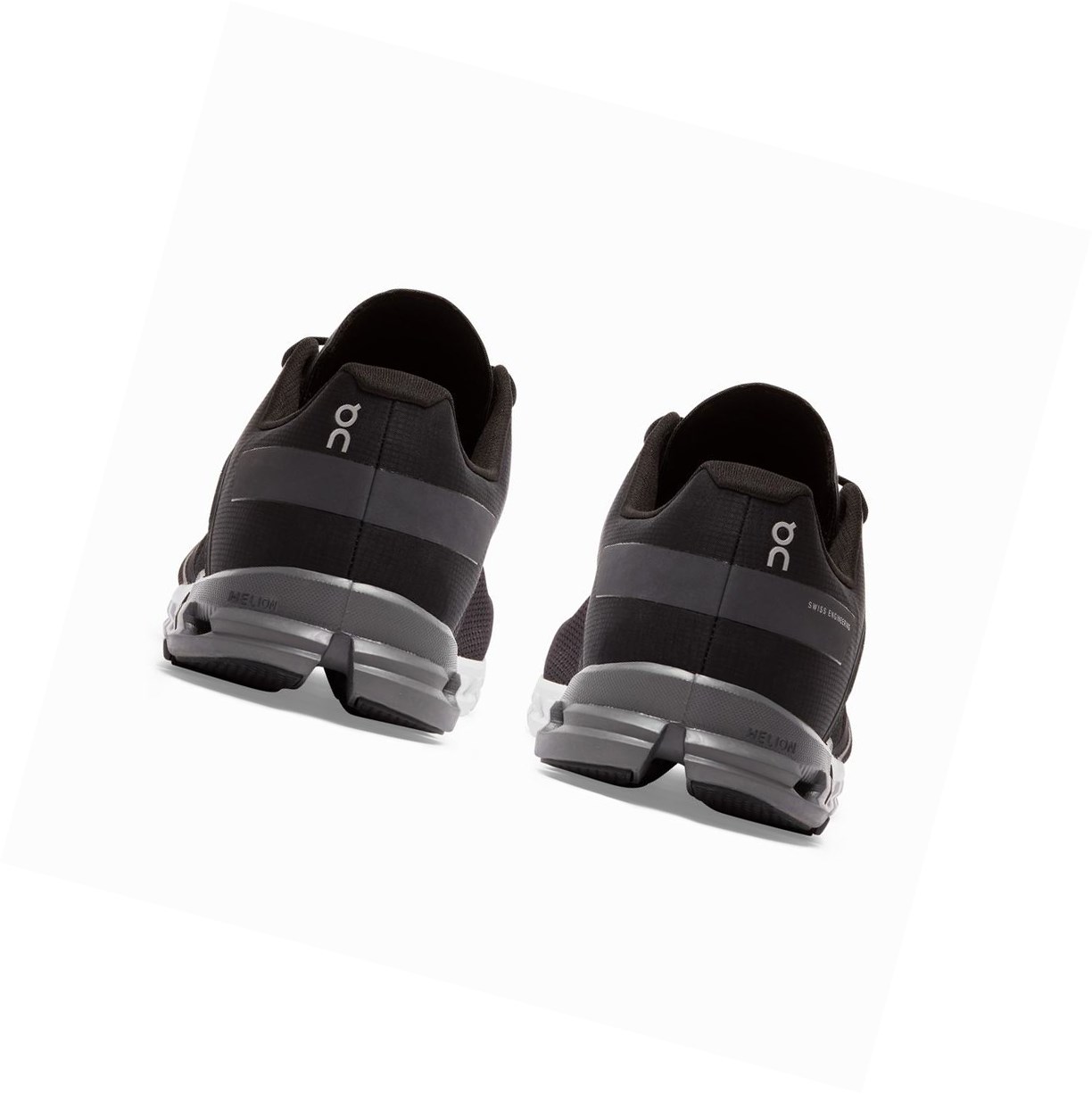 Black On Cloudflow Men's Road Running Shoes | 2384NBMVC