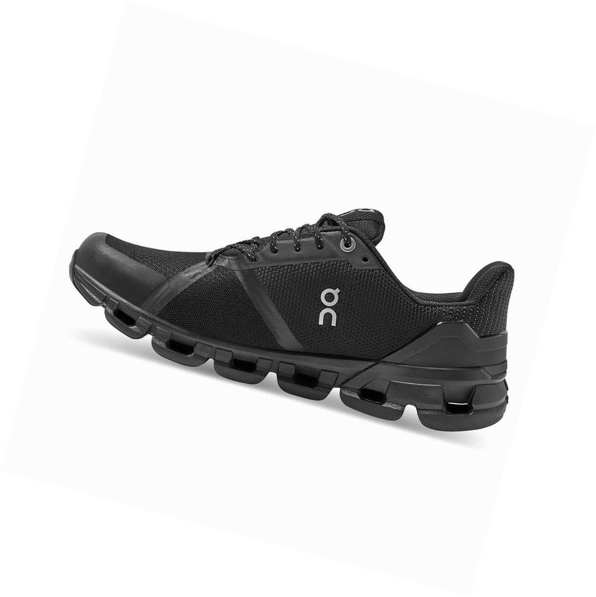 Black On Cloudflyer Waterproof Women's Road Running Shoes | 4796QWDYU