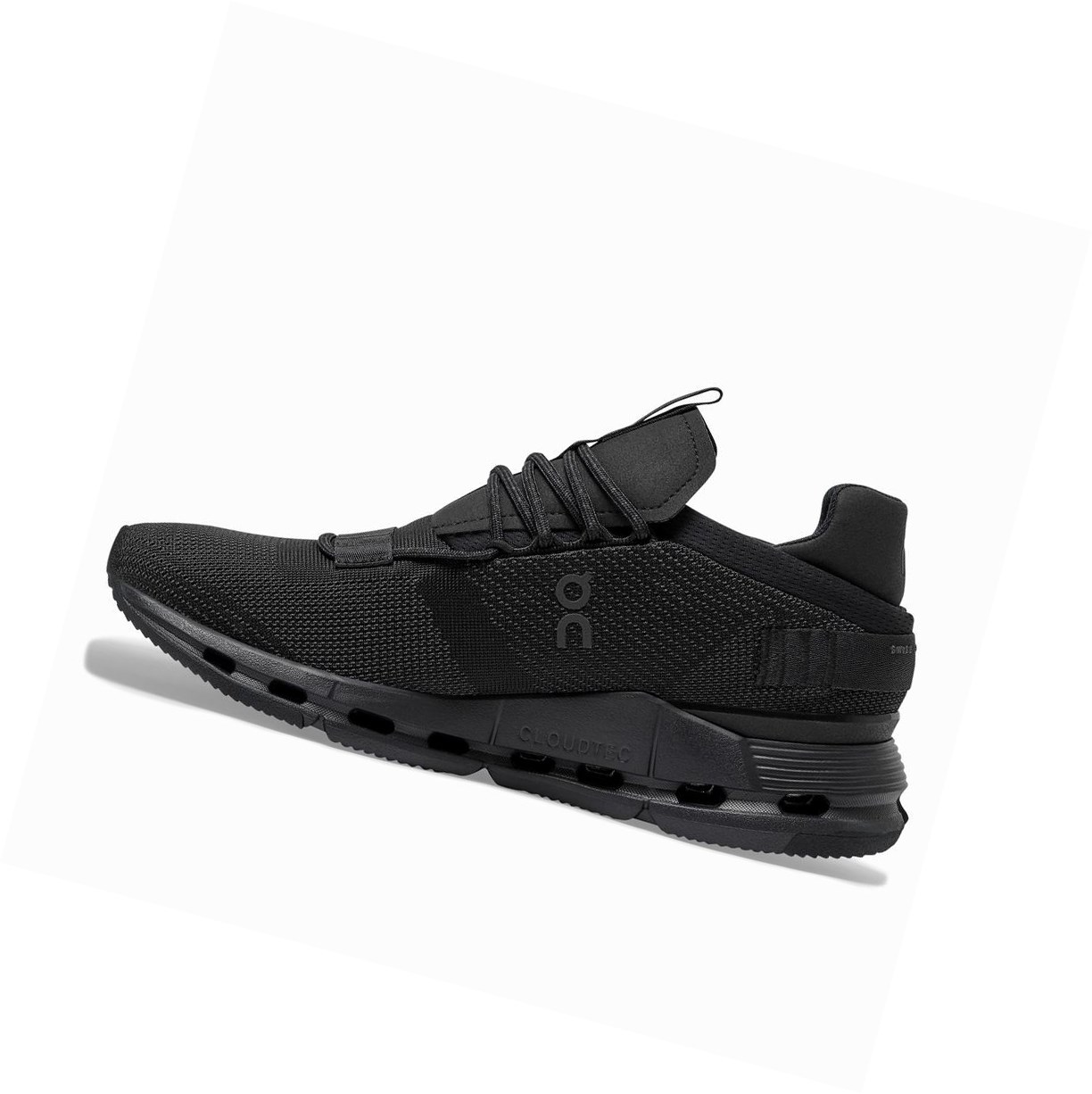 Black On Cloudnova Women's Sneakers | 9680XQFDP