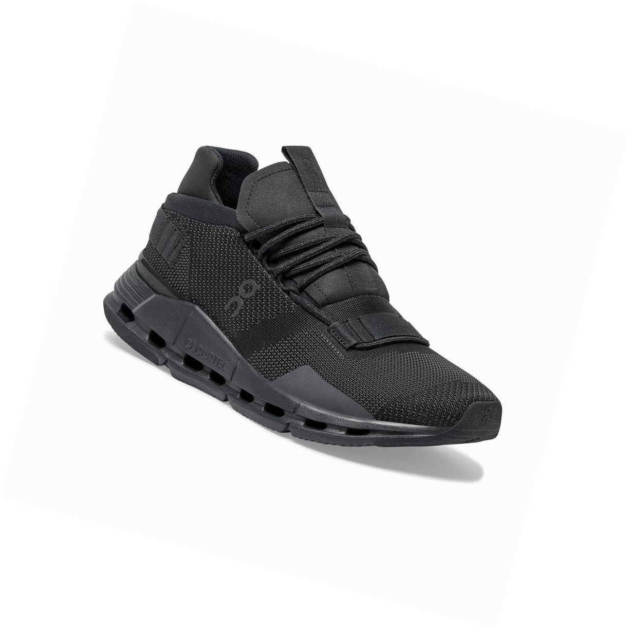 Black On Cloudnova Women's Sneakers | 9680XQFDP