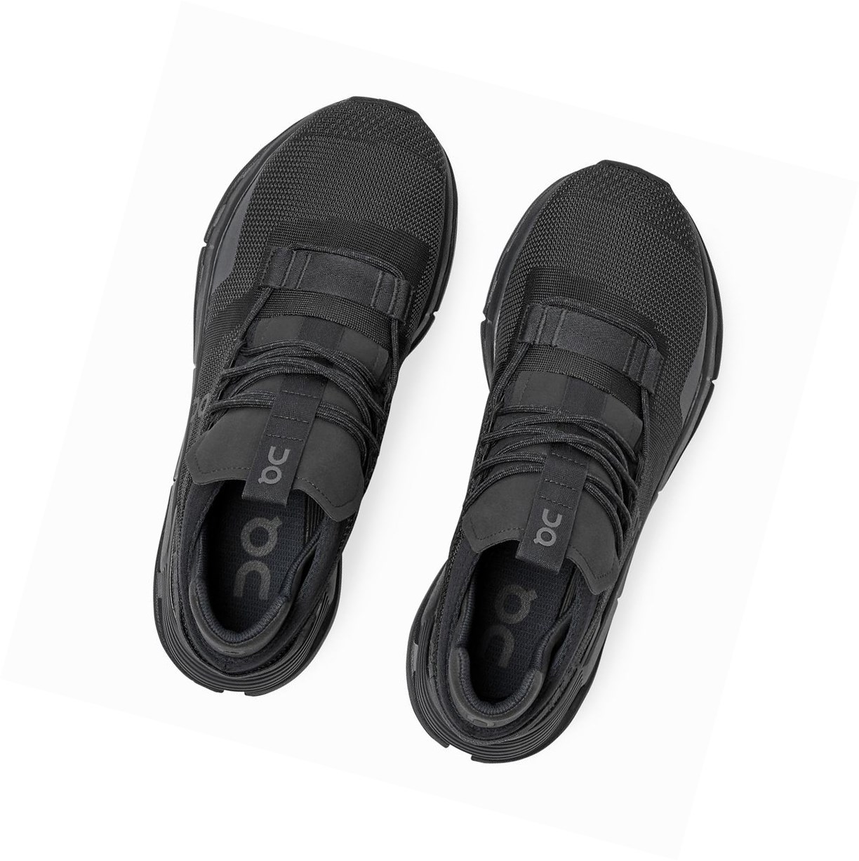 Black On Cloudnova Women's Sneakers | 9680XQFDP