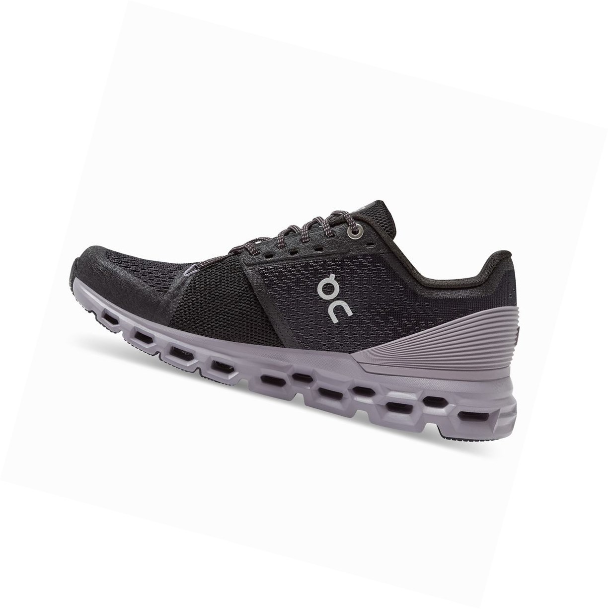 Black On Cloudstratus Women's Road Running Shoes | 6582LFSYO