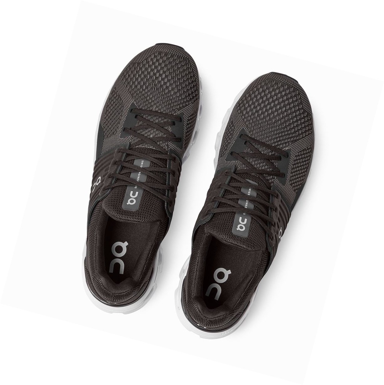 Black On Cloudswift Men's Road Running Shoes | 1863EBMZD