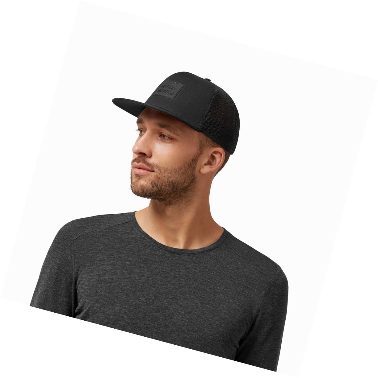 Black On Crew Men\'s Hats | 8016YRTDP