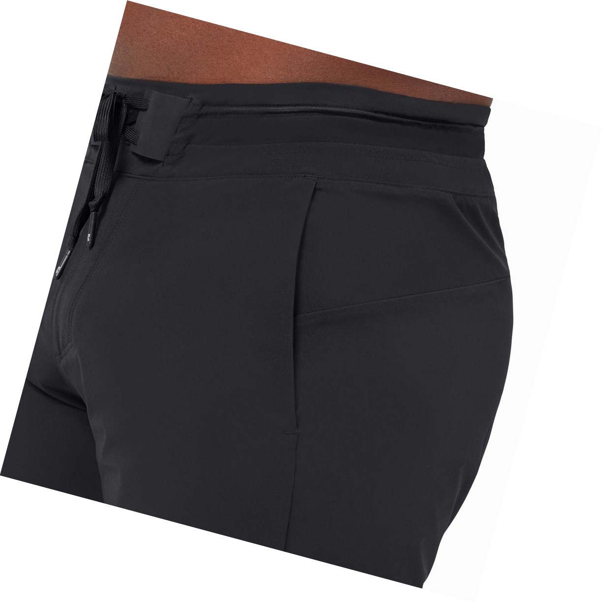 Black On Hybrid Men's Running Shorts | 4053KBOGW