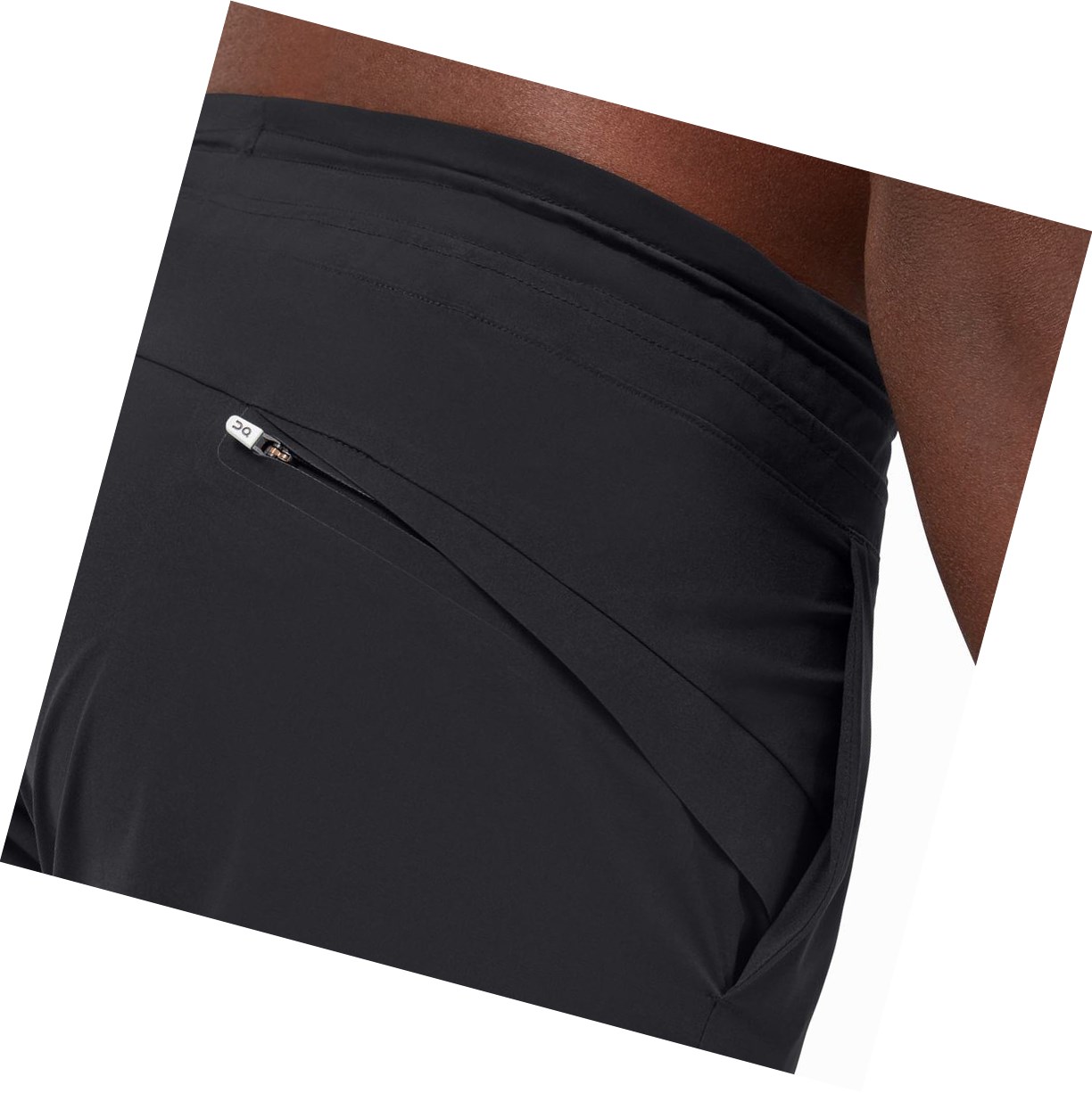 Black On Hybrid Men's Running Shorts | 4053KBOGW