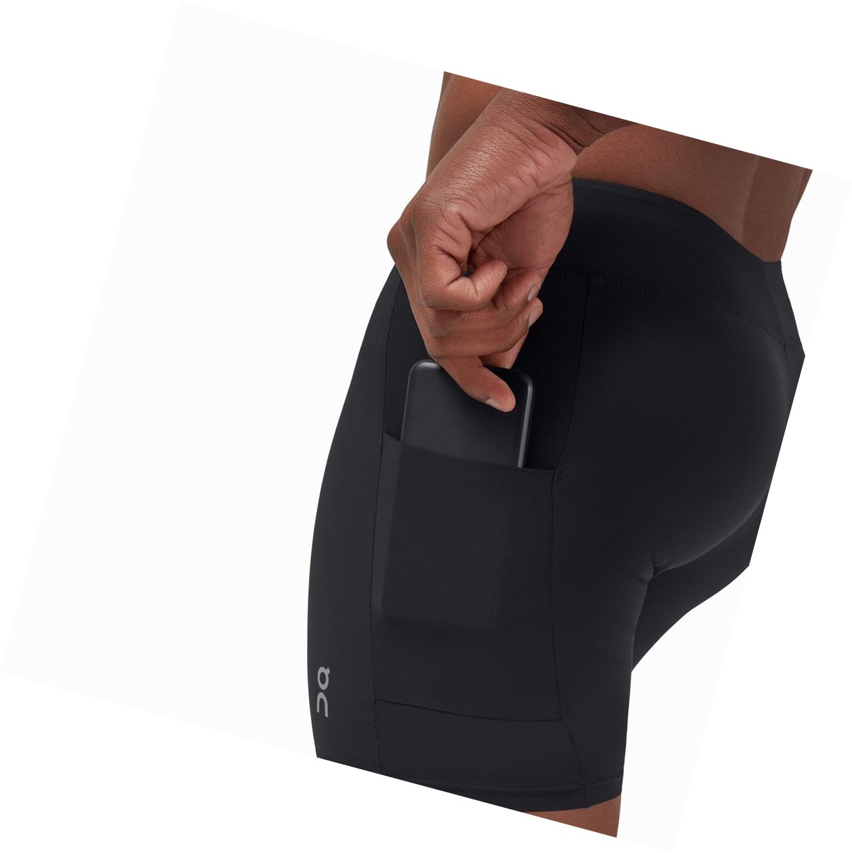 Black On Hybrid Men's Running Shorts | 4053KBOGW