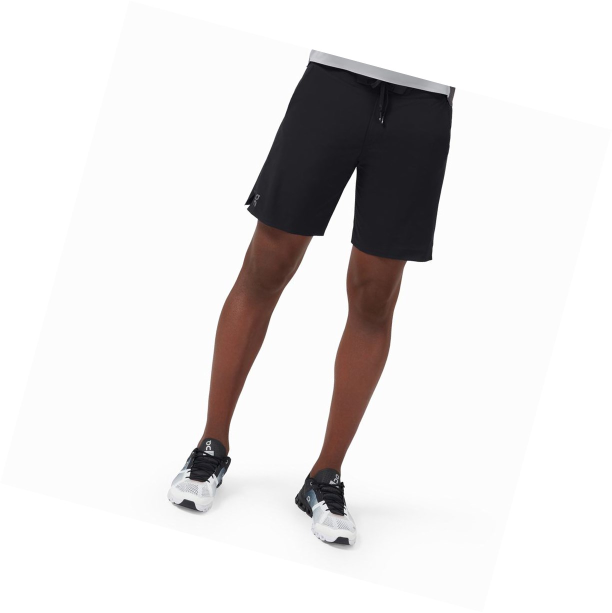 Black On Hybrid Men\'s Running Shorts | 4053KBOGW