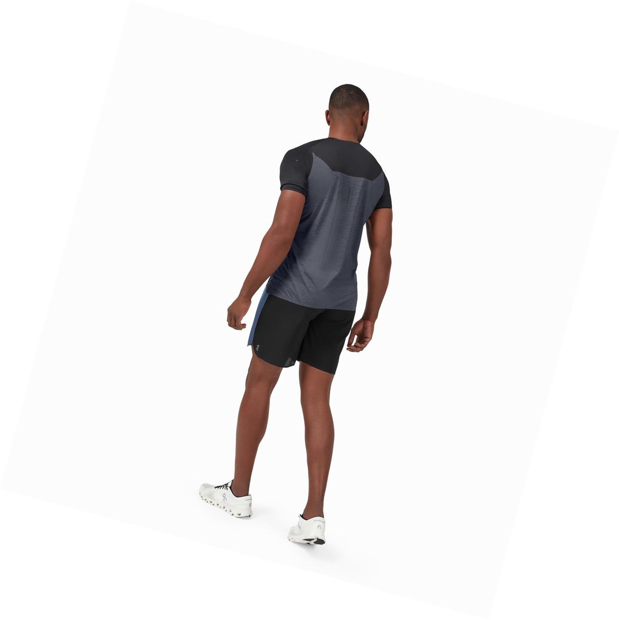 Black On Lightweight Men's Running Shorts | 3415JCSDA