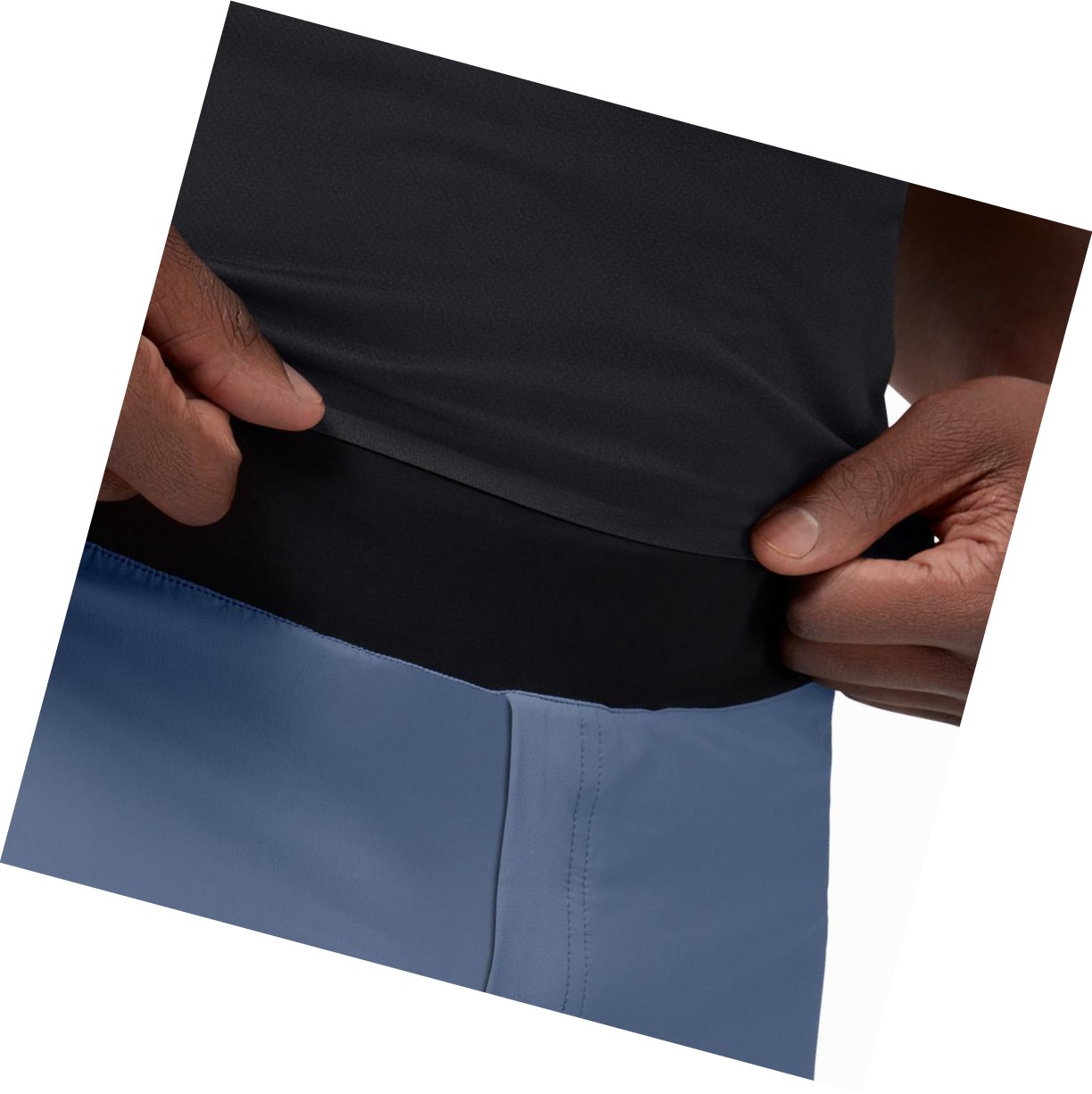 Black On Lightweight Men's Running Shorts | 3415JCSDA