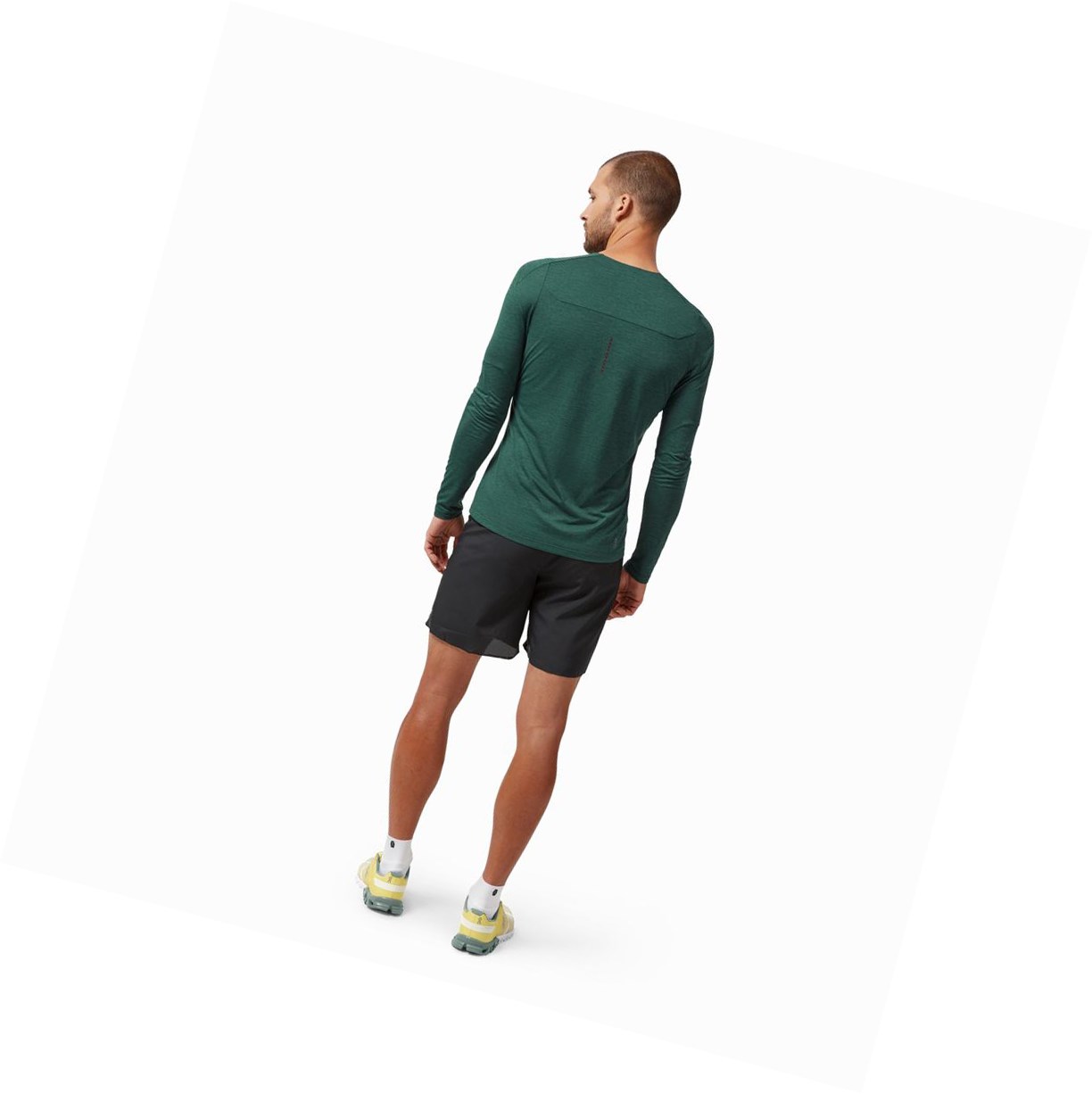 Black On Lightweight Men's Running Shorts | 6573UPDRI