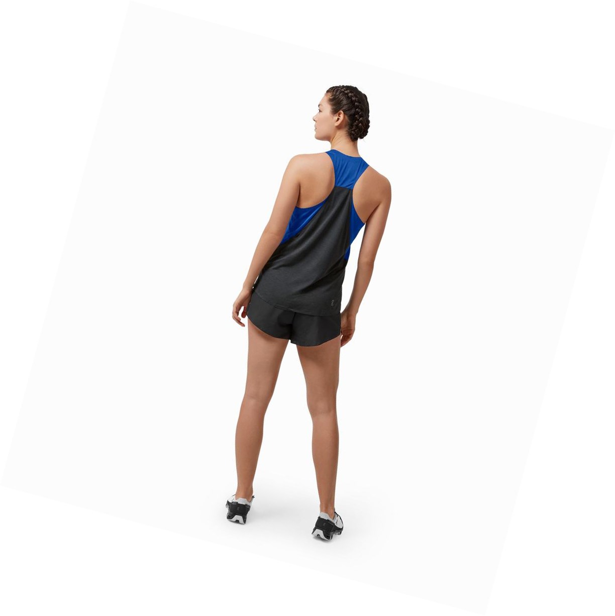 Black On Race Women's Running Shorts | 7086IPDWG