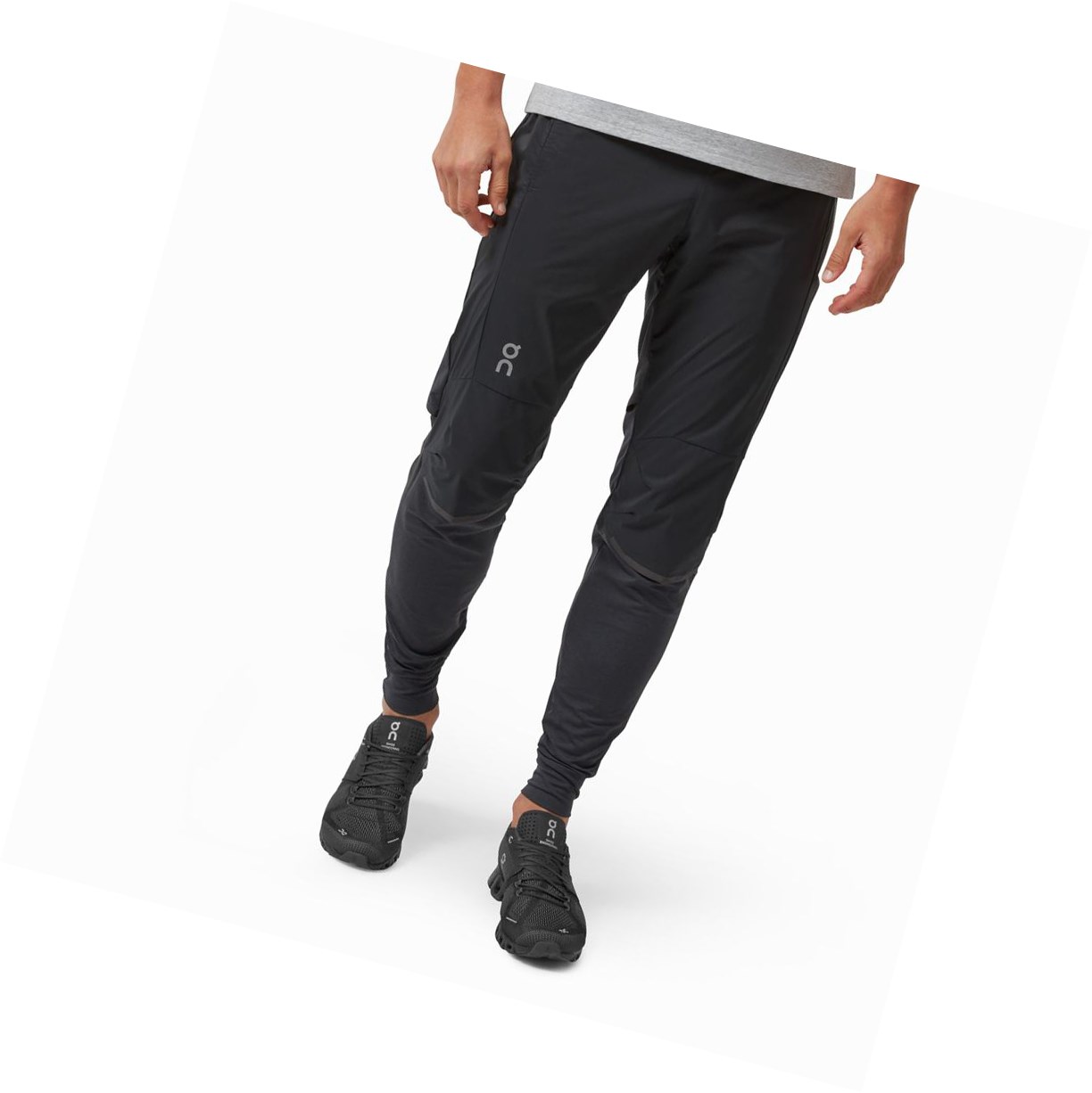 Black On Running Men\'s Running Pants | 7680CHDNG