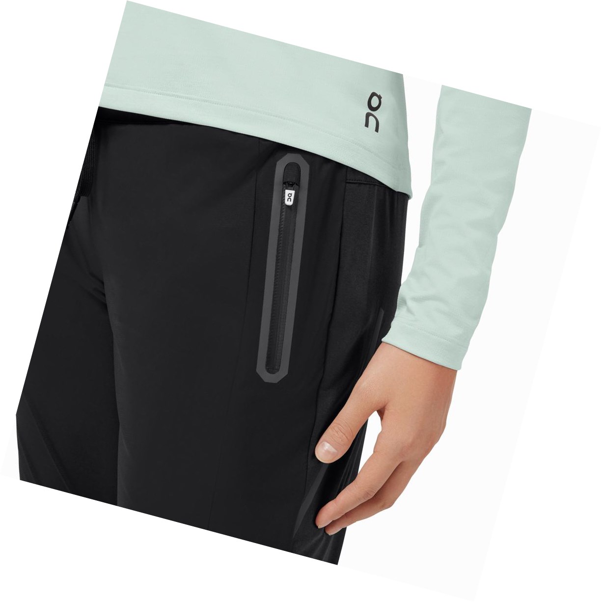 Black On Running Women's Running Pants | 1204GYBOP