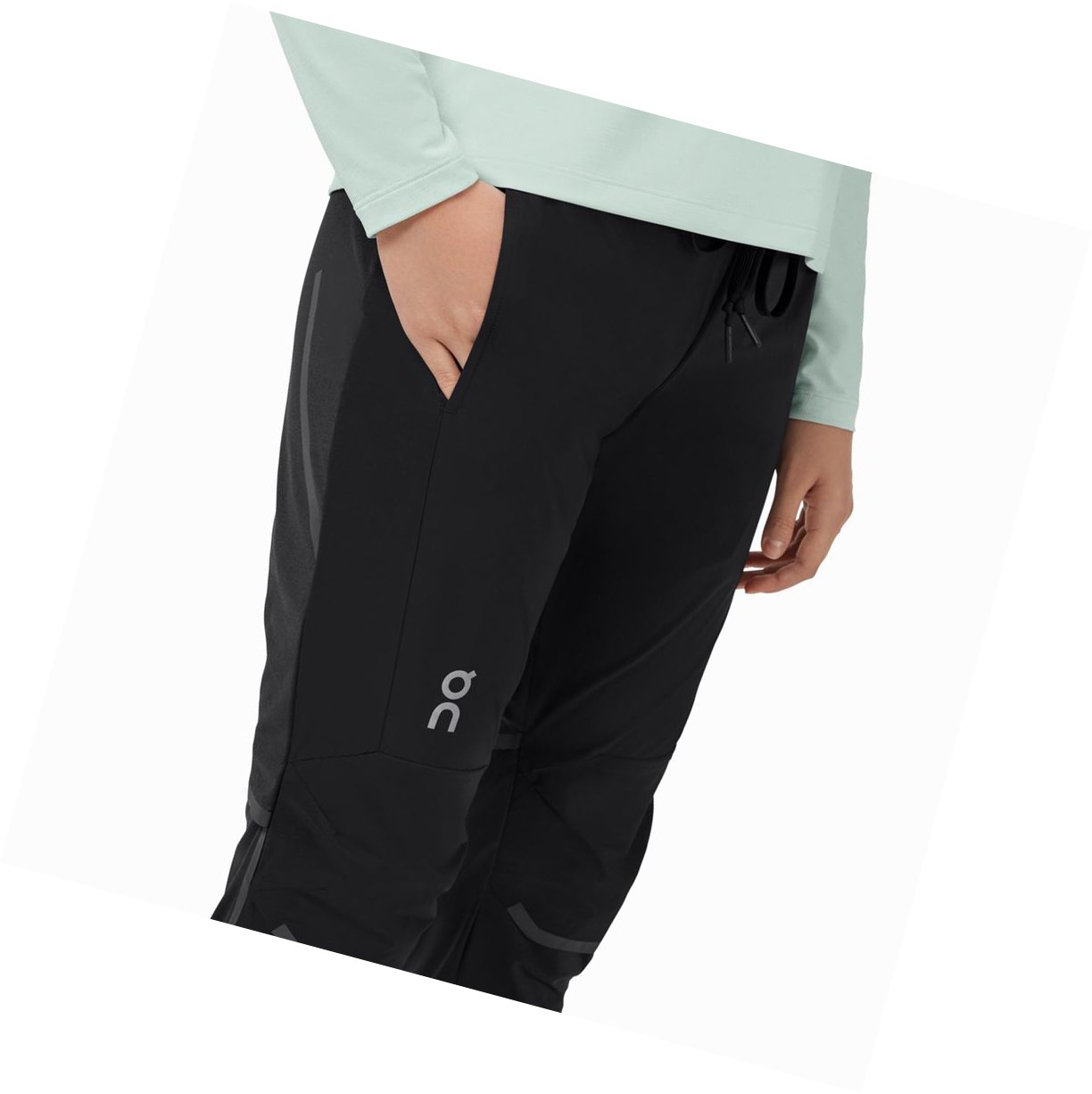 Black On Running Women's Running Pants | 1204GYBOP