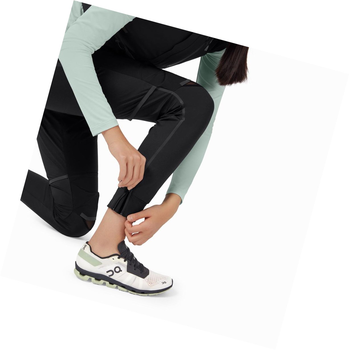 Black On Running Women's Running Pants | 1204GYBOP