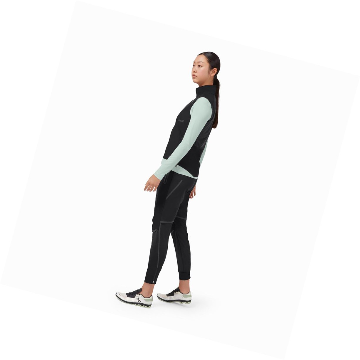 Black On Running Women's Running Pants | 1204GYBOP