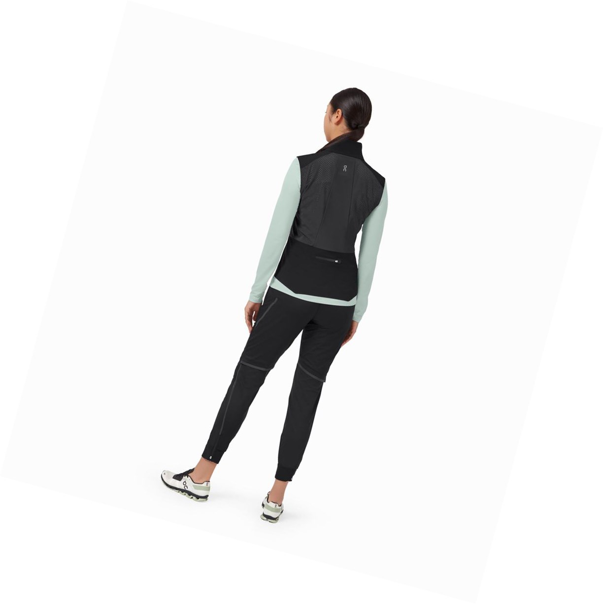 Black On Running Women's Running Pants | 1204GYBOP