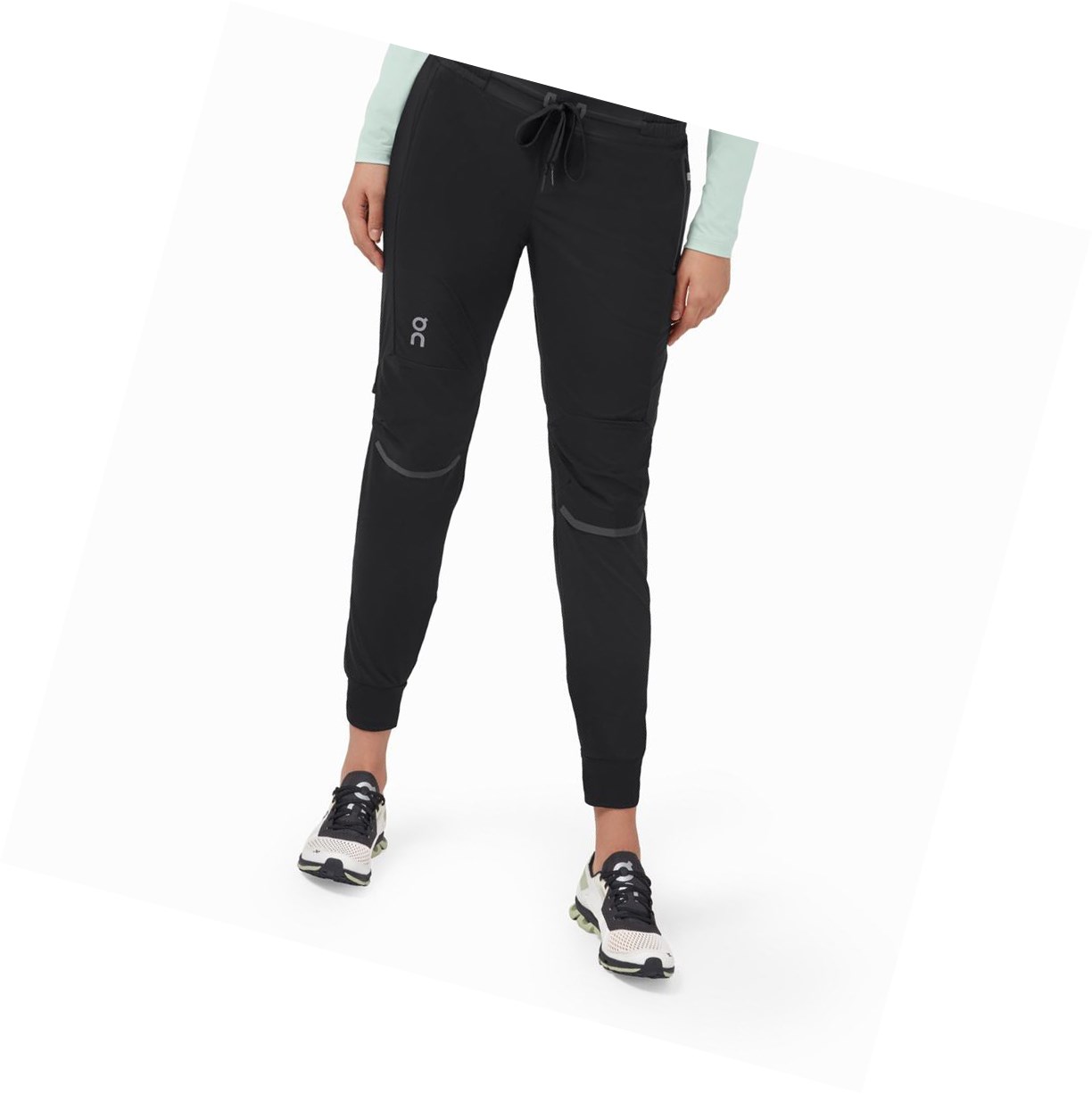 Black On Running Women\'s Running Pants | 1204GYBOP