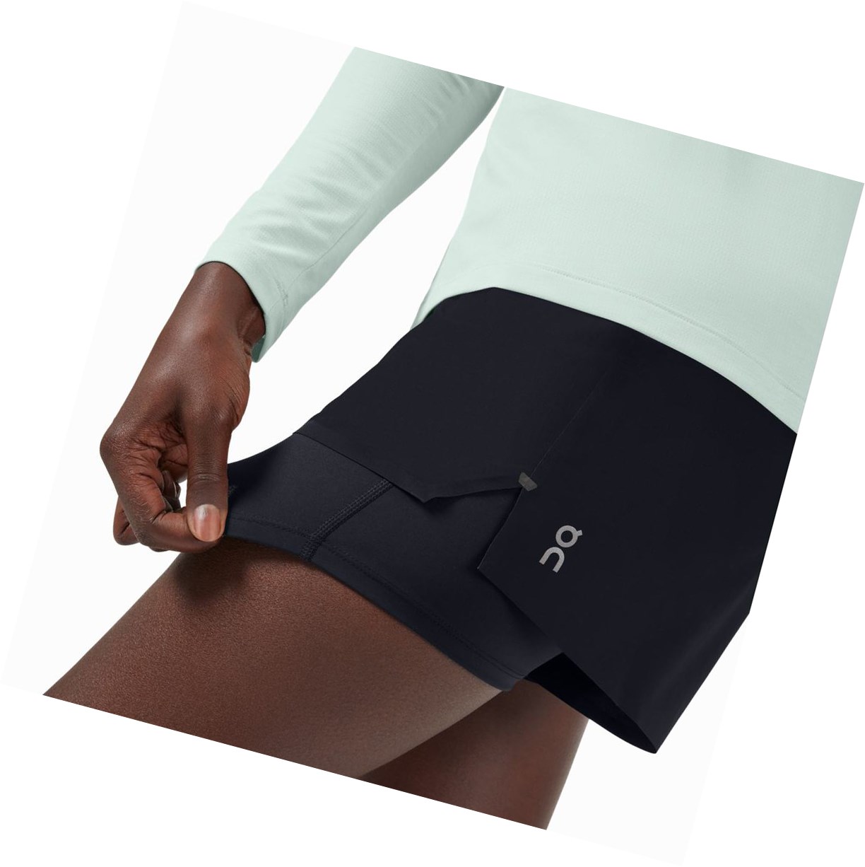 Black On Running Women's Running Shorts | 6197OFHDJ