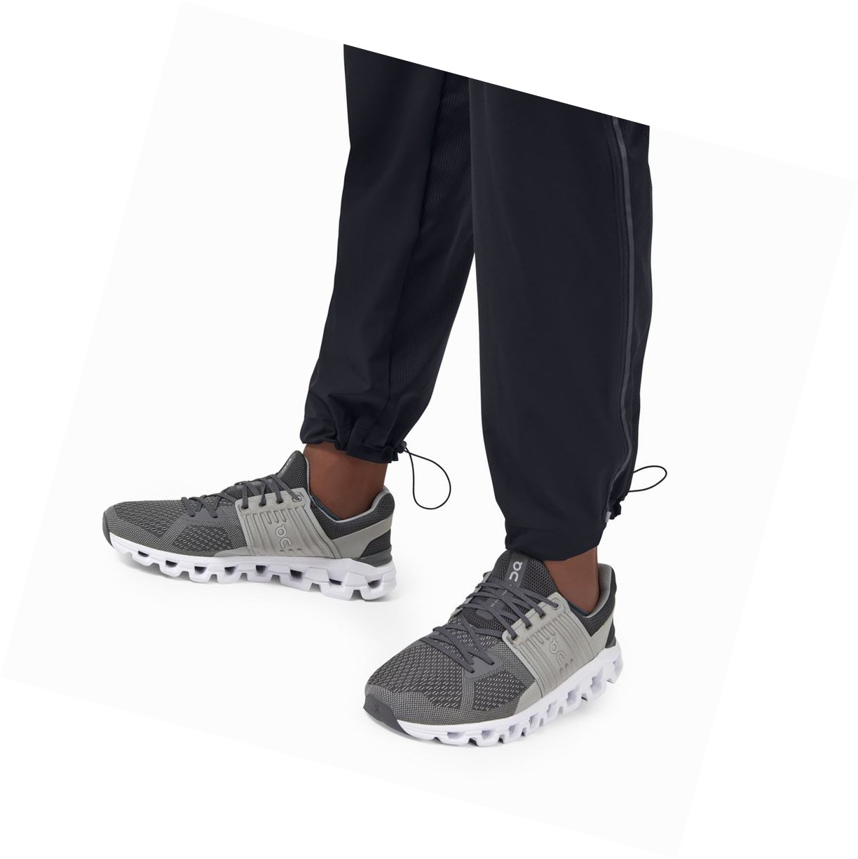 Black On Track Men's Track Pants | 3961NGZCY