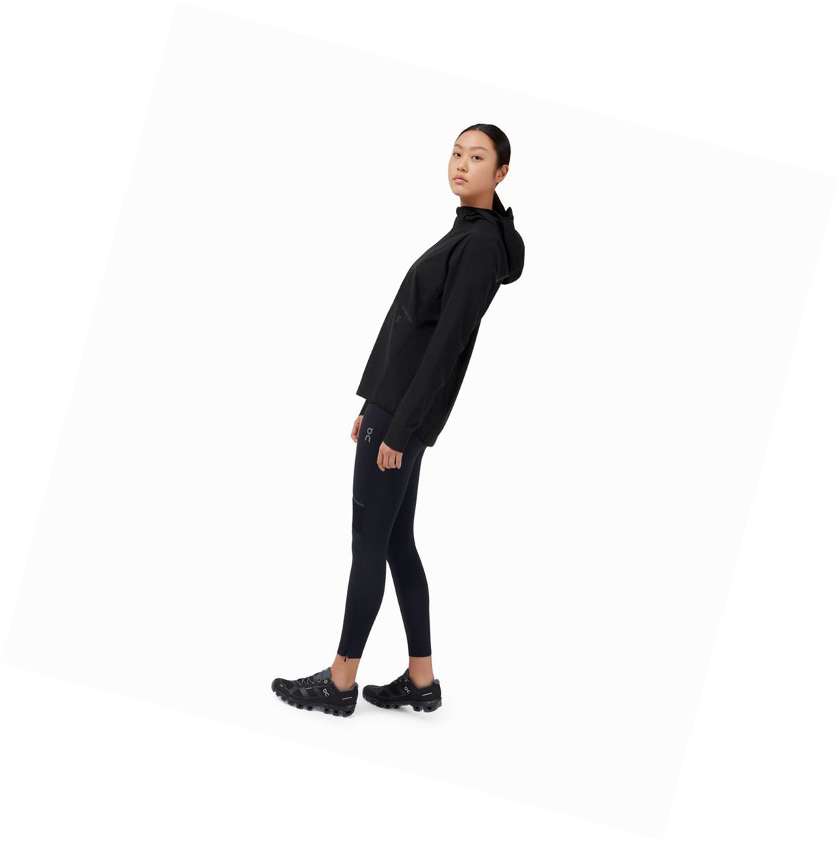 Black On Waterproof Anorak Women's Jackets | 0291DWPVE