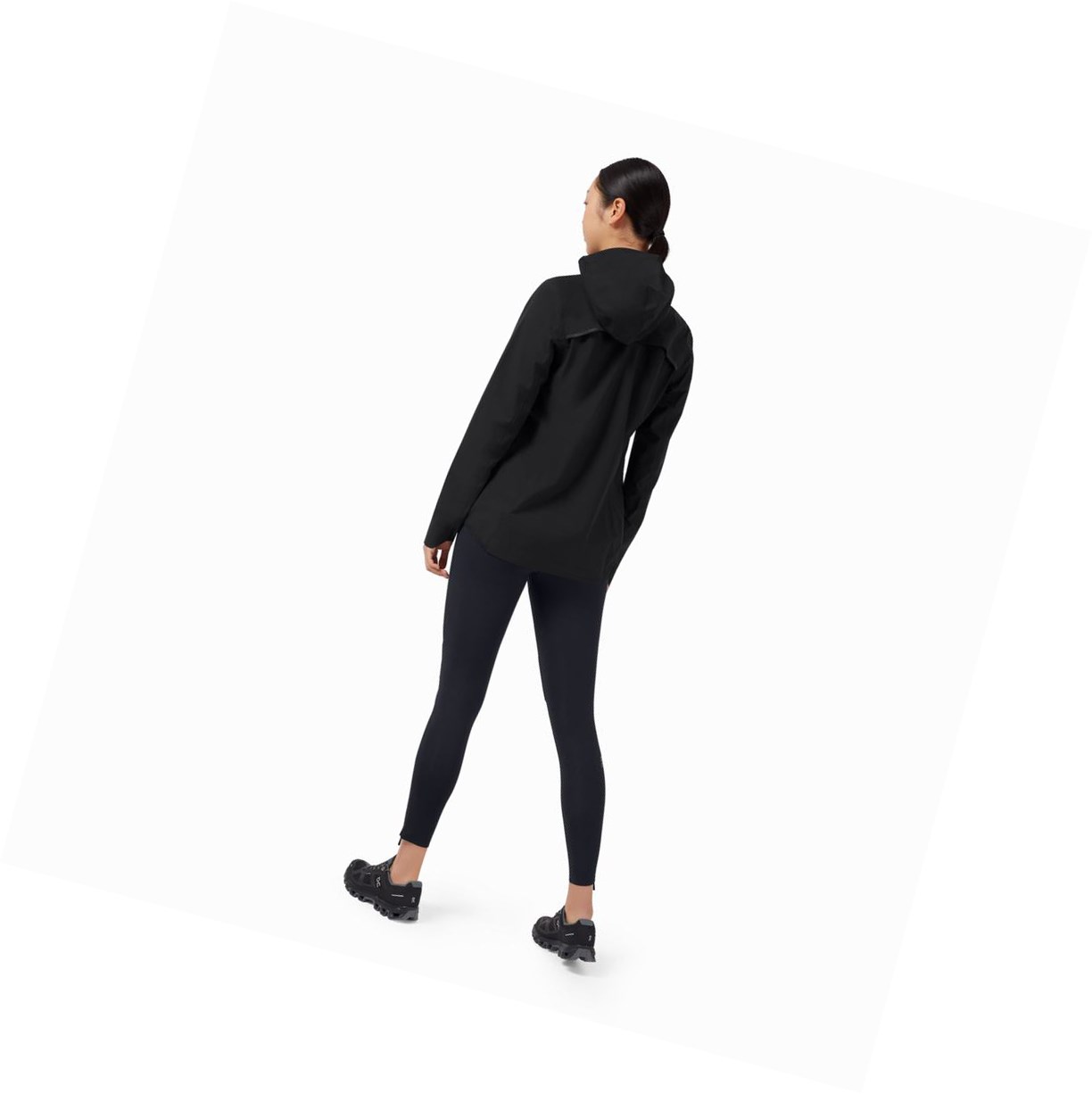 Black On Waterproof Anorak Women's Jackets | 0291DWPVE