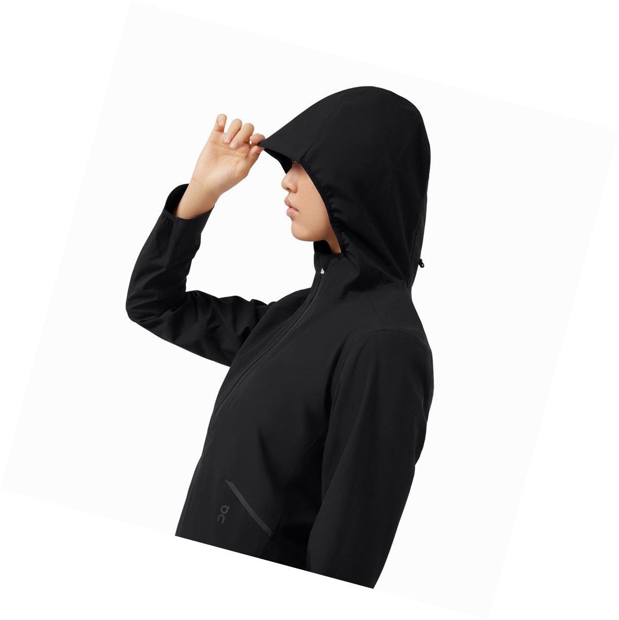 Black On Waterproof Anorak Women's Jackets | 0291DWPVE