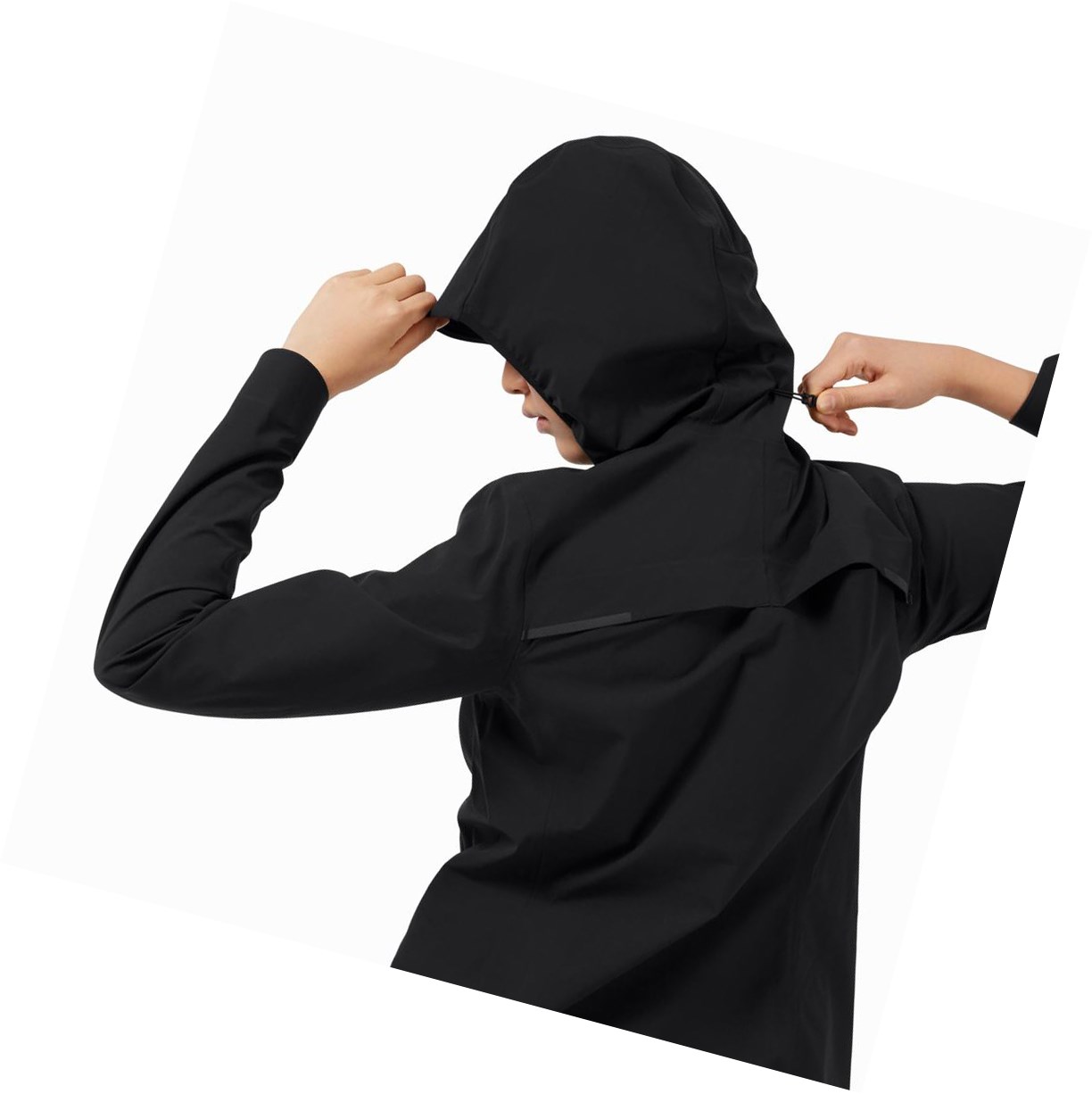 Black On Waterproof Anorak Women's Jackets | 0291DWPVE