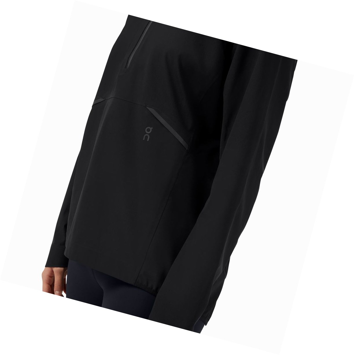 Black On Waterproof Anorak Women's Jackets | 0291DWPVE