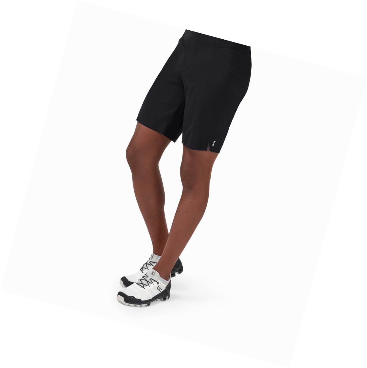 Black On Waterproof Men\'s Running Shorts | 4390OZWND