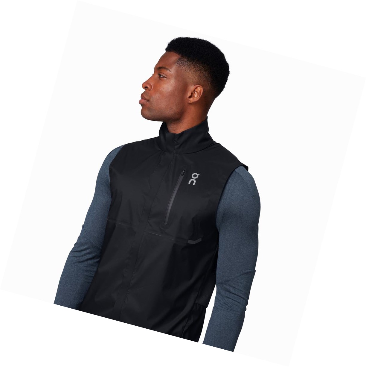 Black On Weather Men's Vest | 2863UKQYF