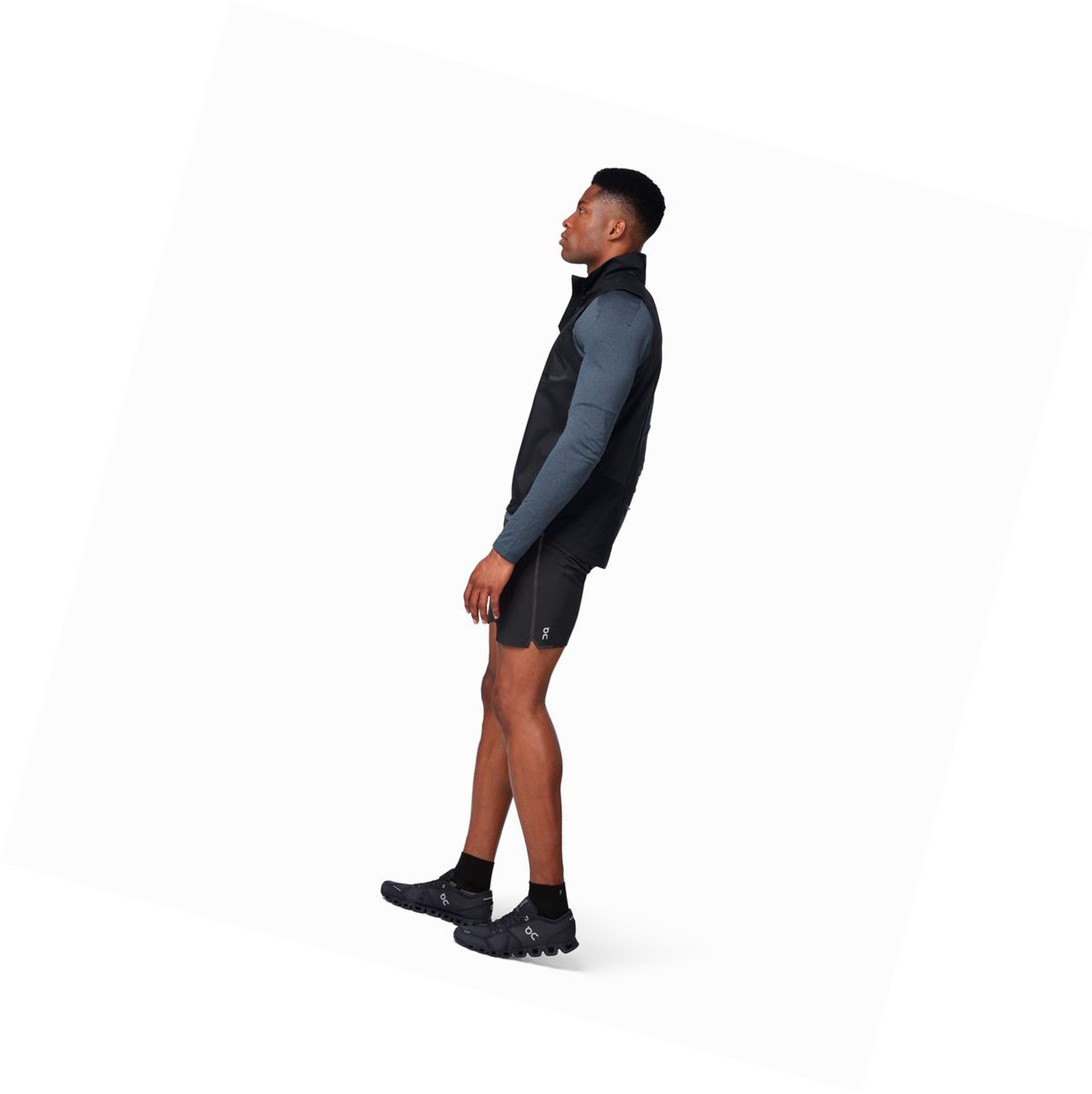 Black On Weather Men's Vest | 2863UKQYF