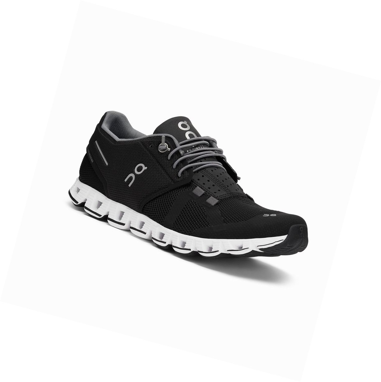 Black / White On Cloud Women's Road Running Shoes | 9185KWDAJ