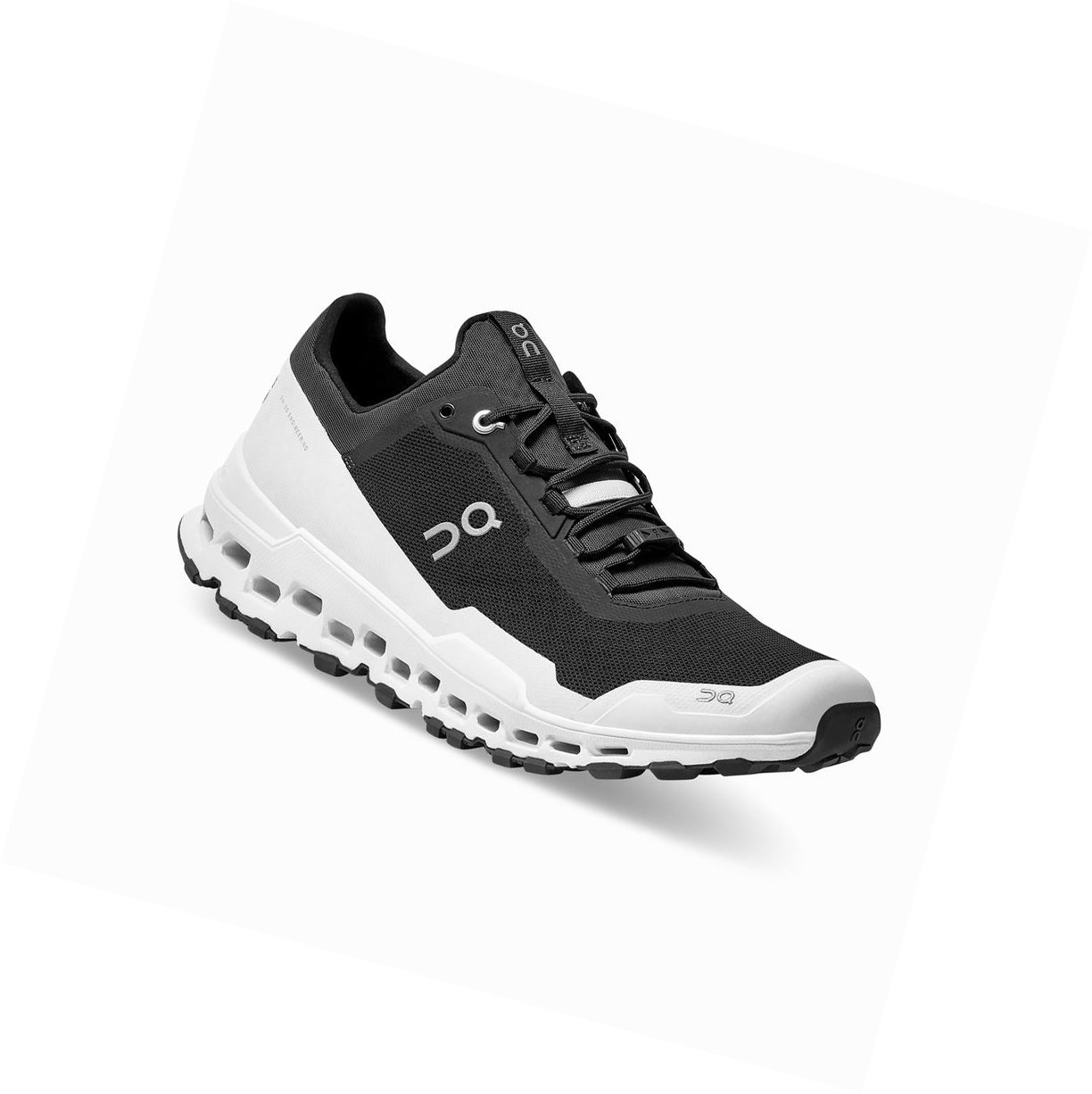 Black / White On Cloudultra Men's Trail Running Shoes | 5179PBLID