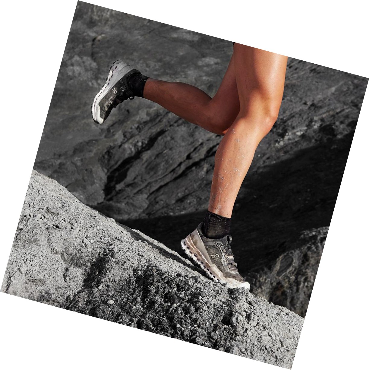 Black / White On Cloudultra Women's Trail Running Shoes | 4603ILGXD