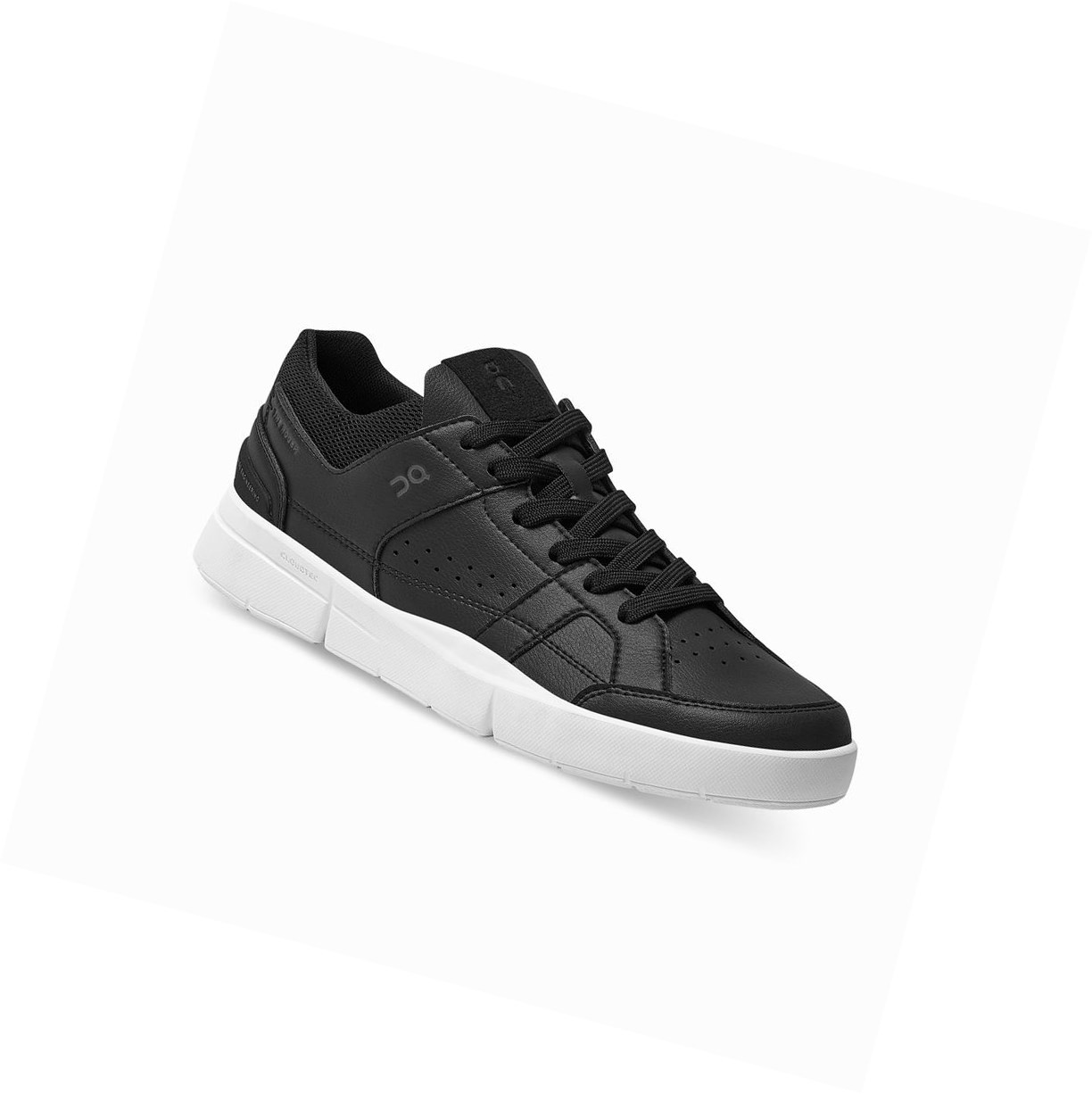 Black / White On THE ROGER Clubhouse Men's Tennis Shoes | 6920IMTQS