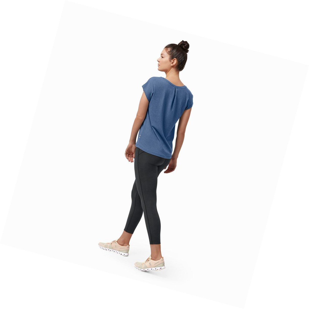 Blue On On-T Women's T Shirts | 6731KUGAS