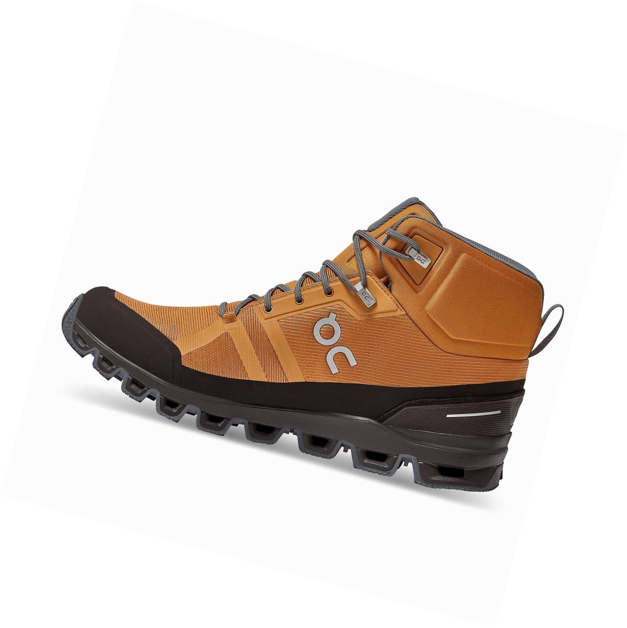 Brown On Cloudrock Waterproof Men's Hiking Shoes | 3695DRQUP