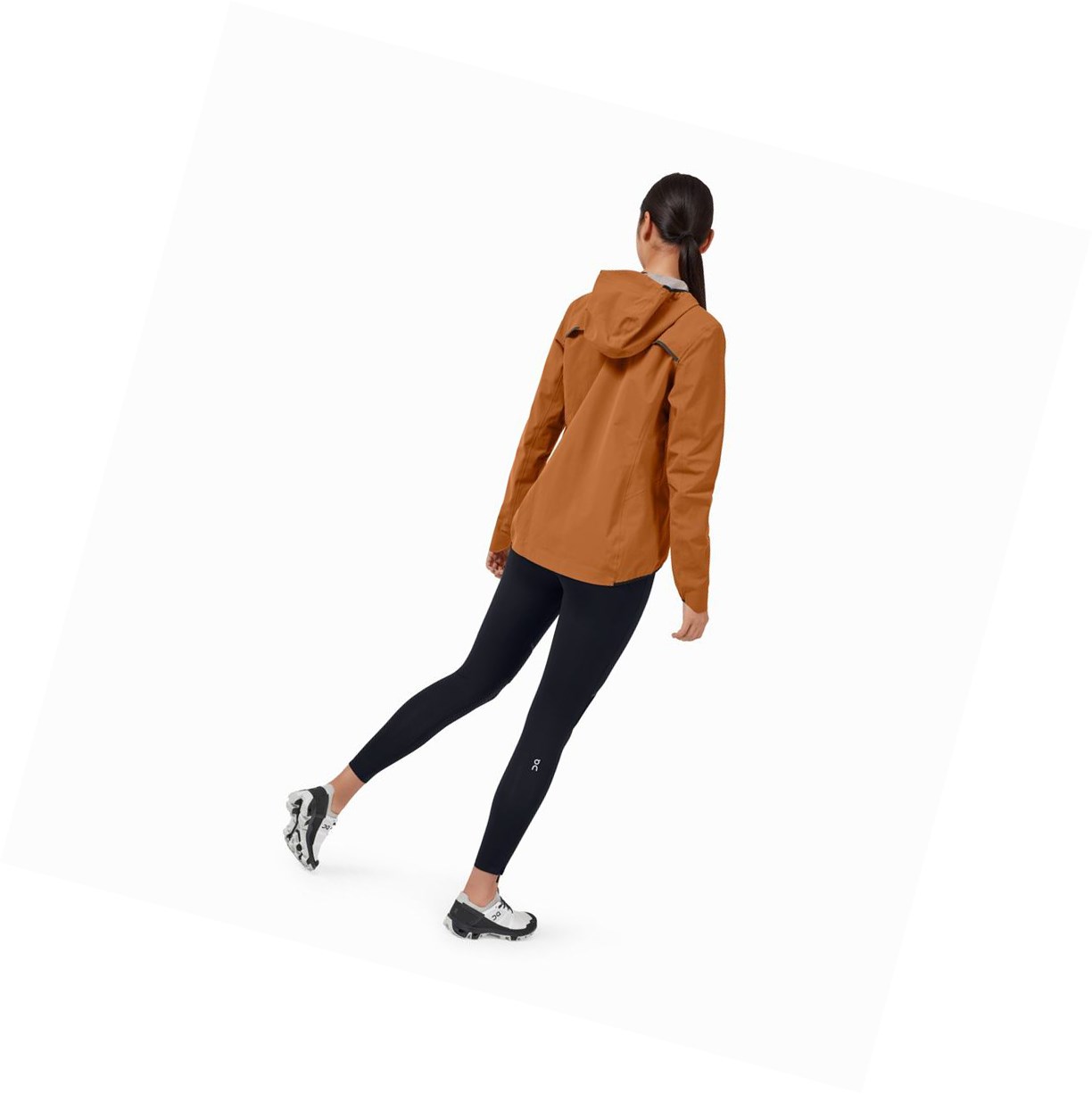 Brown On Waterproof Anorak Women's Jackets | 9813AJDMU